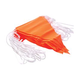 Orange PVC Bunting Flagline