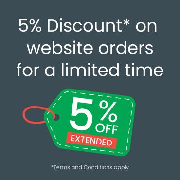 Get 5% Off* Everything on the Website - Offer Extended